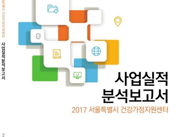 2017 서울특별시 건강가정지원센터  사업실적분석보고서