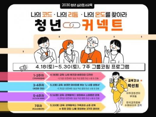 [성동구] 2026 청년 심리정서교육 <청년커넥트> 참여 모집 안내